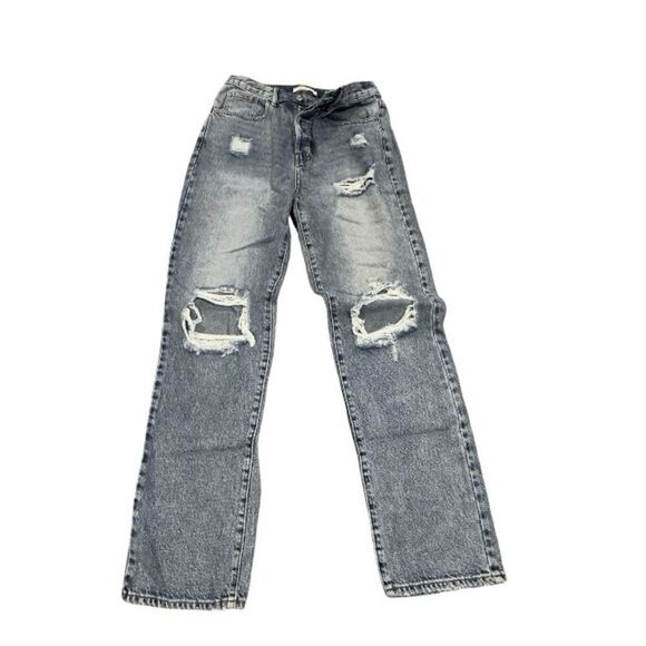 PACSUN JEANS FOR WOMEN THE “DAD JEAN” ARE EDGY & COOL IN MEDIUM BLUE SIZE 26 NWT - Picture 9 of 11